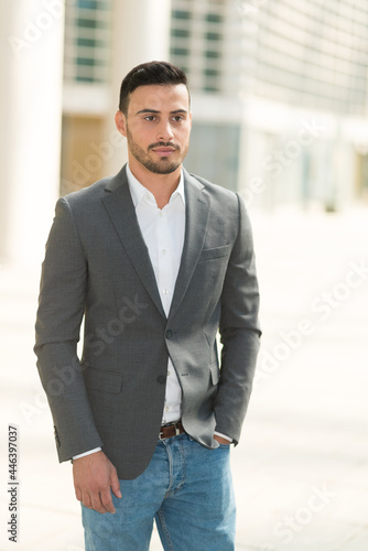 Portrait of a smiling businessman