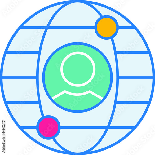 Incumbent icon transparent background vector illustration.