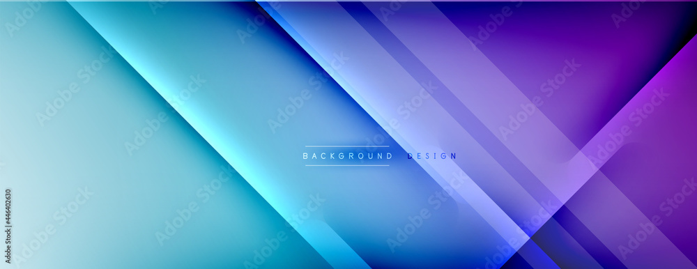 Abstract background. Shadow lines on bright shiny gradient background. Abstract background. Shadow lines on bright shiny gradient background.
