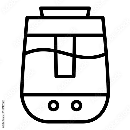 Aroma air humidifier icon. Outline aroma air humidifier vector icon for web design isolated on white background