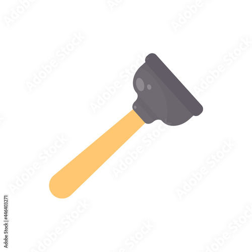 Vector wood sucks the toilet. Toilet suction sticks for solving the problem of clogged toilets