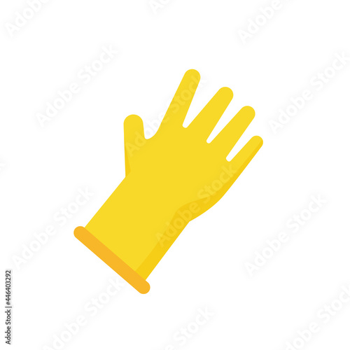 vector rubber gloves for cleaning the toilet Helps prevent chemicals from toilet cleaners