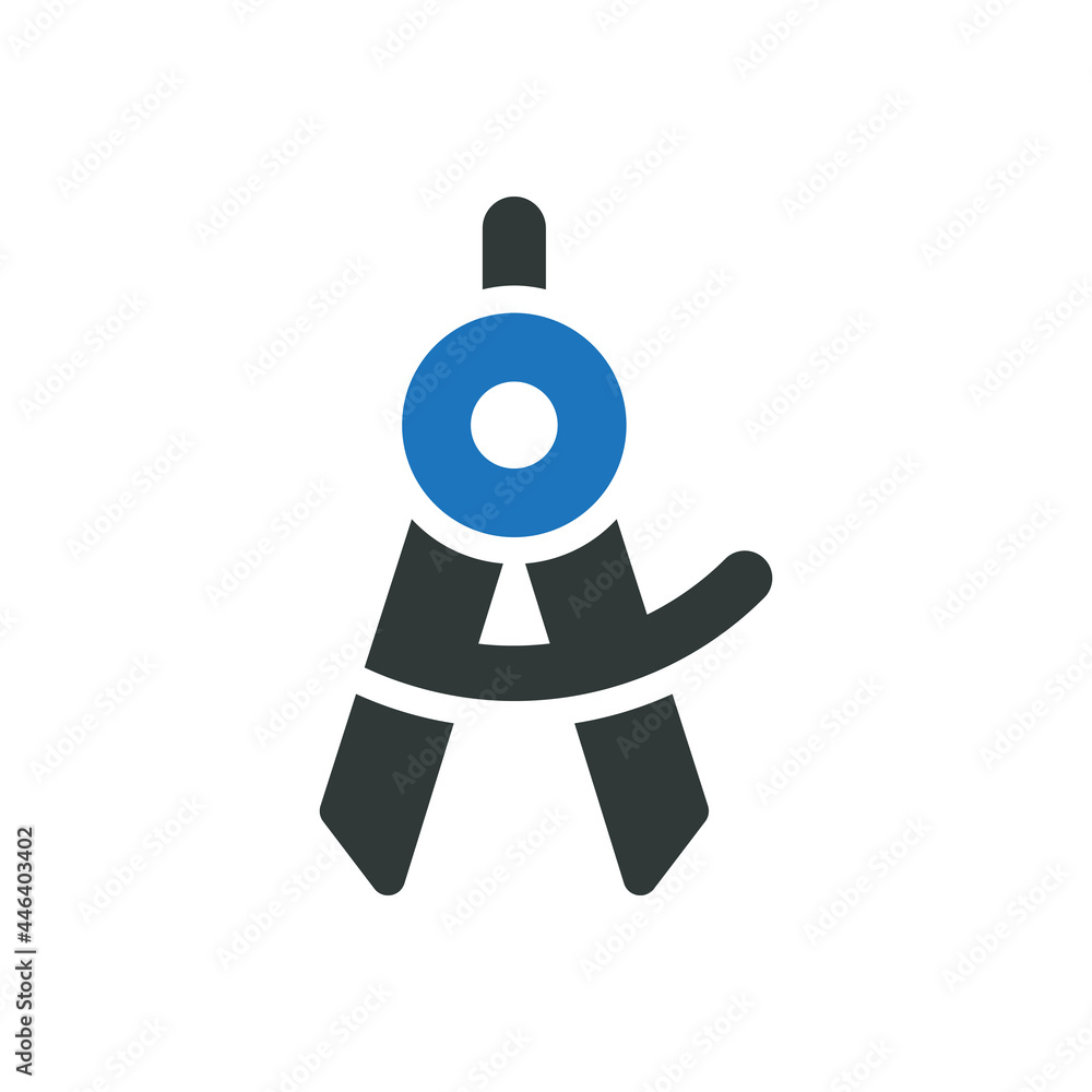 Design compass icon vector graphic illustration Design compass icon vector graphic illustration