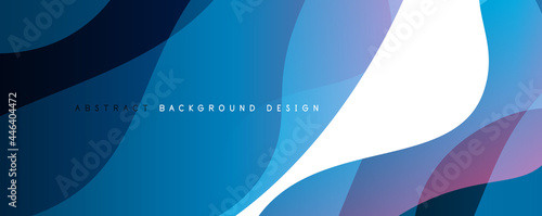 фотографія Trendy simple fluid color gradient abstract background with dynamic wave line effect