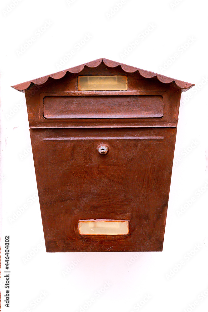 Antique Brown Letter Box
