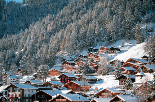 village ski resort Adelboden photo