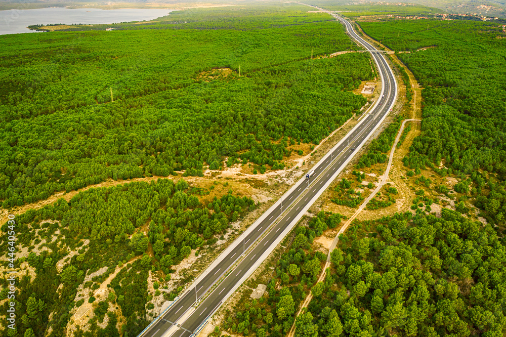 Road view from above