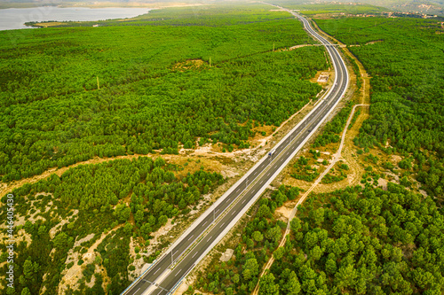 Road view from above