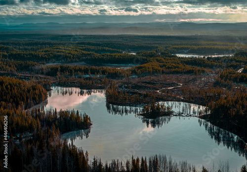 Kabdalis landscape Swedish Lapland
