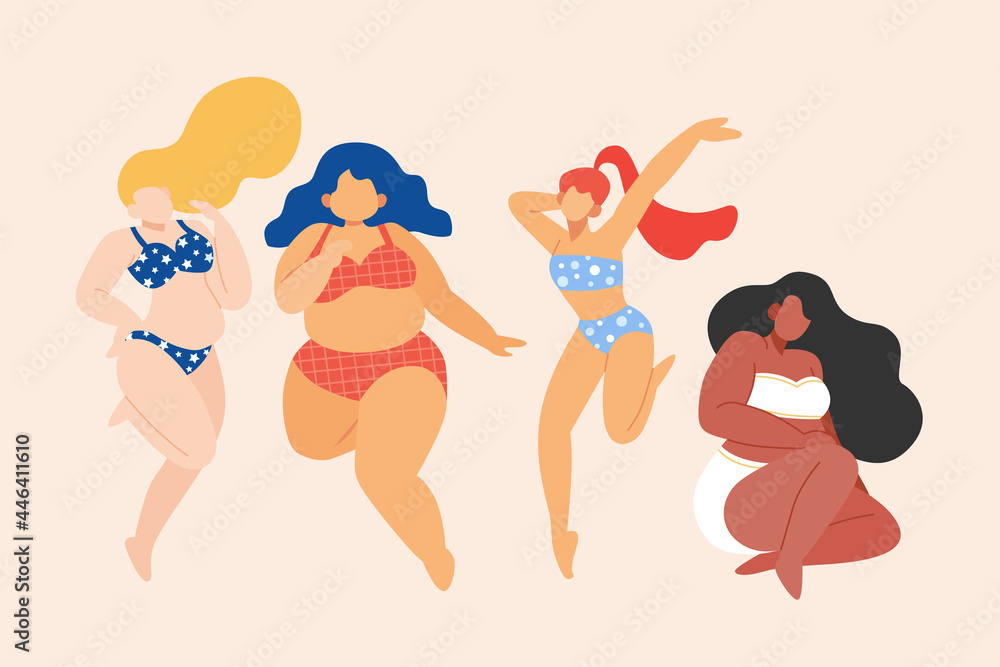 Self love of plus-sized women Self love of plus-sized women