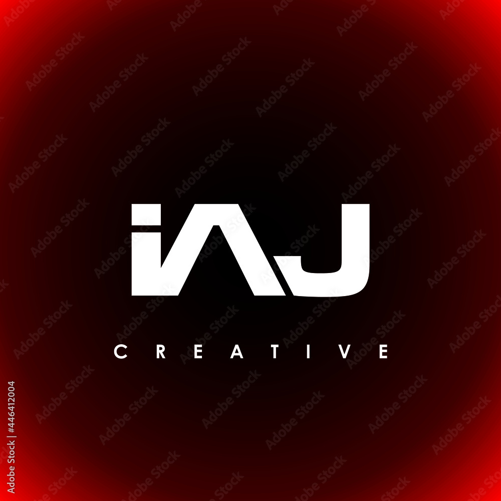 IAJ Letter Initial Logo Design Template Vector Illustration IAJ Letter Initial Logo Design Template Vector Illustration