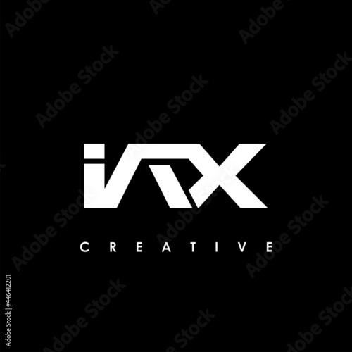 IAX Letter Initial Logo Design Template Vector Illustration