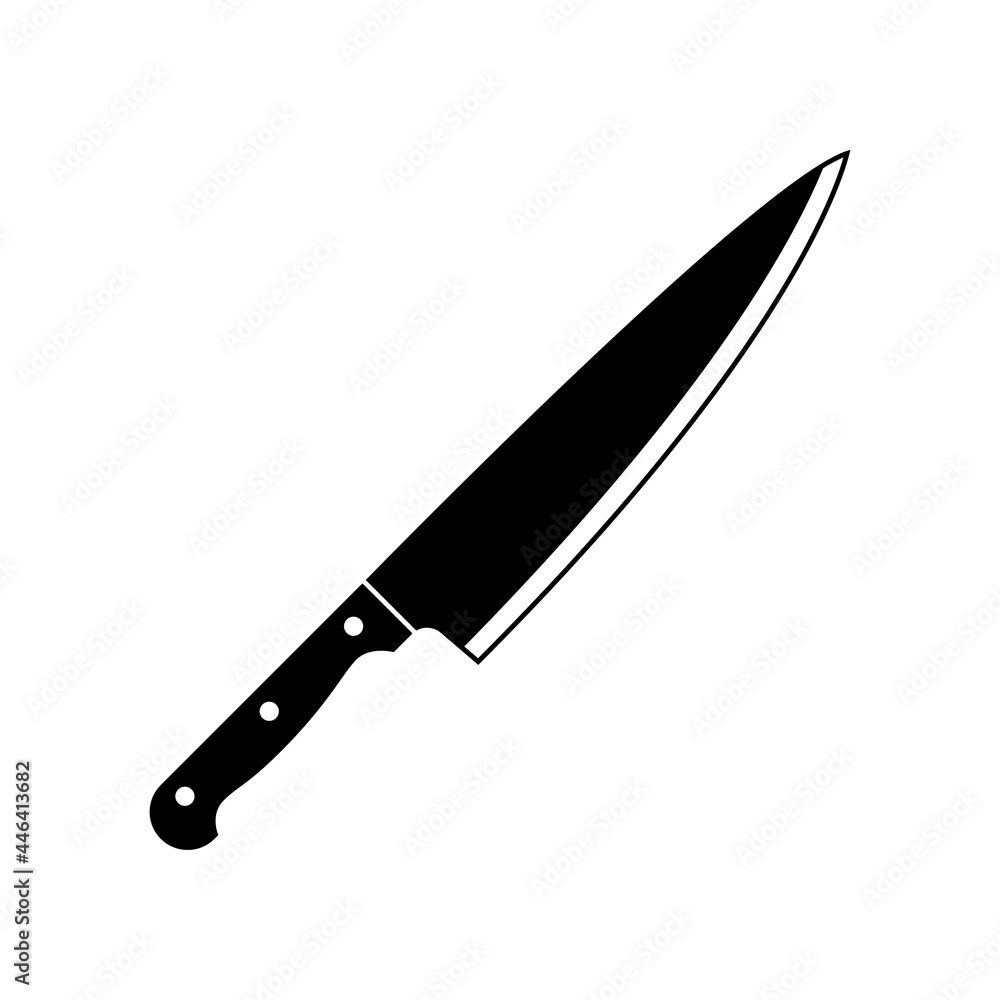 vector knife isolated on white background vector knife isolated on white background