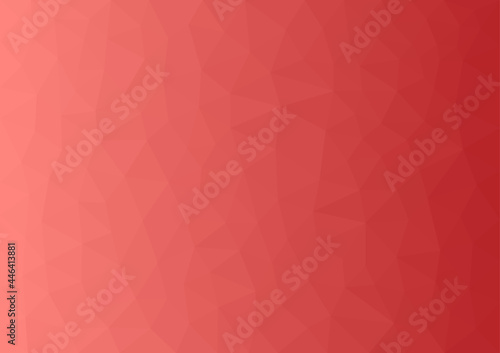 Rose red vector polygon abstract layout. Colorful illustration in polygonal style with gradient. Brand new design for your business.
