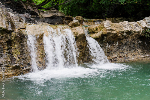 Fototapeta Naklejka Na Ścianę i Meble -  Beautiful tropical waterfall