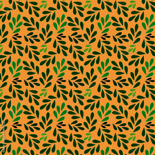 Leaves Background Pattern | seamless pattern with leaves