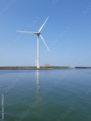 wind turbine in the sea