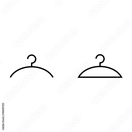 Hanger icon isolated on white background