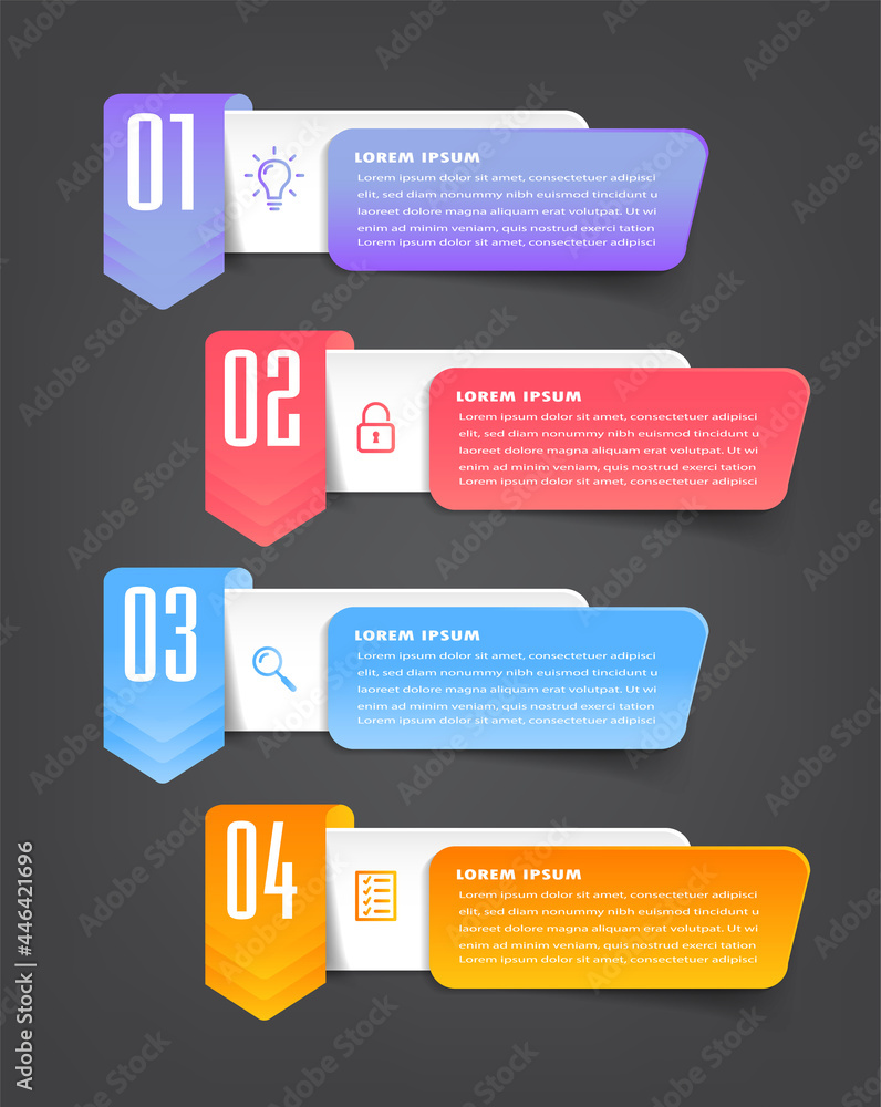 modern text box template, infographics banner modern text box template, infographics banner