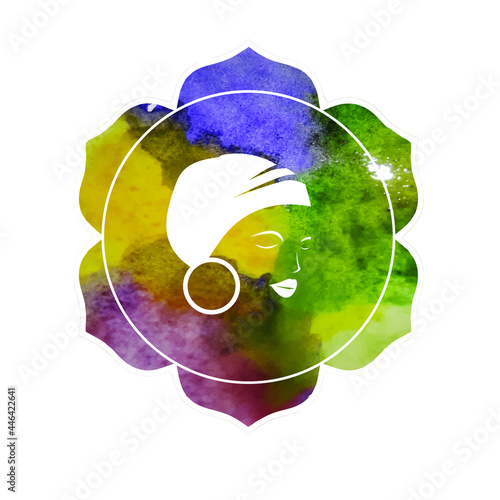 
The illustration - zodiac sign in the watercolor style.