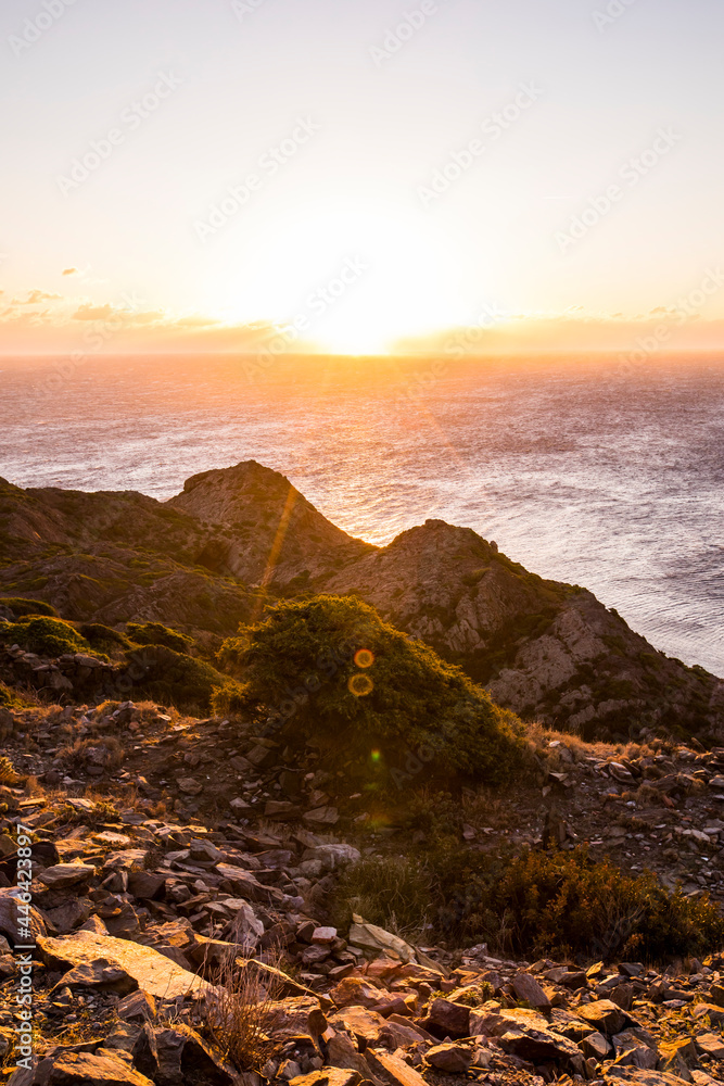Winter sunrise in Cap de Creus Nature Park, Spain