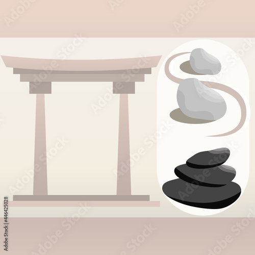 set of zen garden