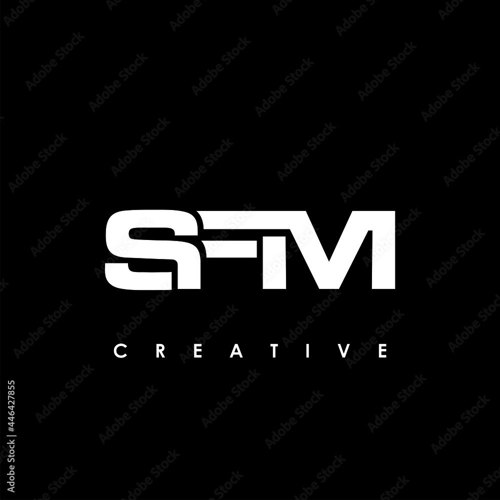 SFM Letter Initial Logo Design Template Vector Illustration SFM Letter Initial Logo Design Template Vector Illustration