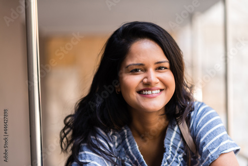 happy smiling woman