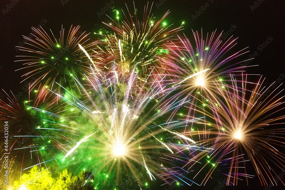 Fireworks. Fireworks.