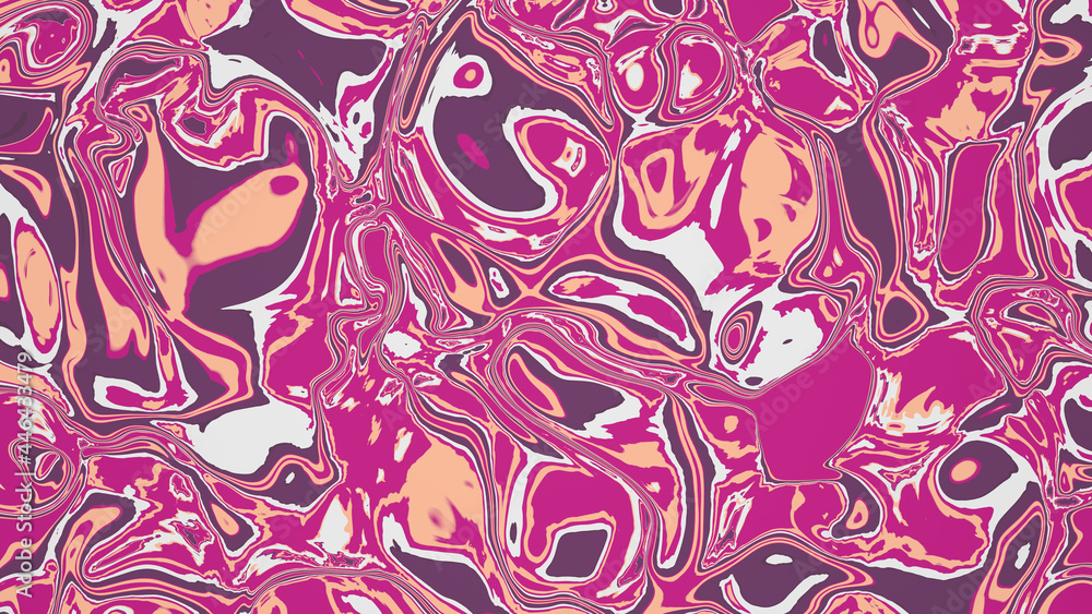Fototapeta premium Ink marble background. fluid art. illustration