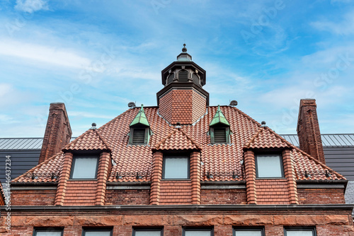 Photography Colonial style roof in the former Victoria Hospital for Sick Children in Toronto
