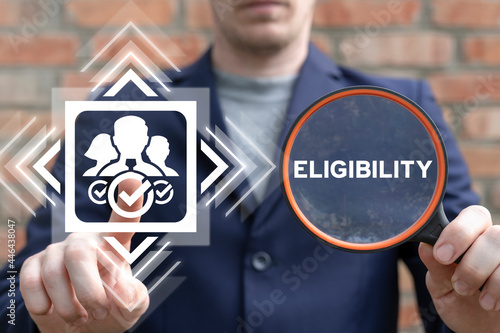 Valokuva Concept of Eligibility