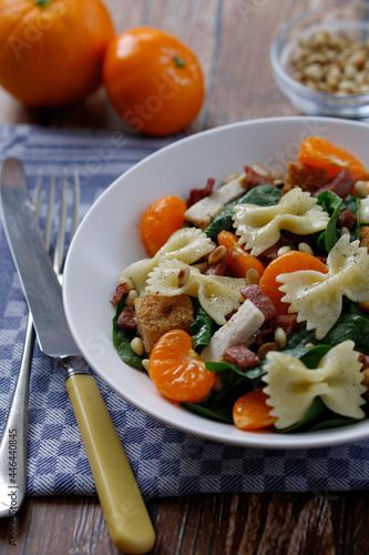 summersalad with citrus fruit photo
