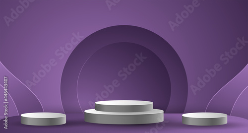 3d podium for presentation