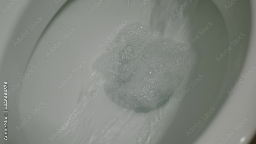 Flushing water down the toilet Flushing water down the toilet
