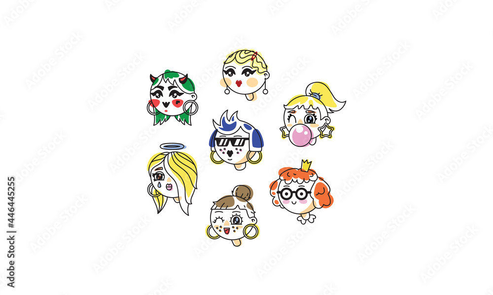 girls ' faces girls ' faces