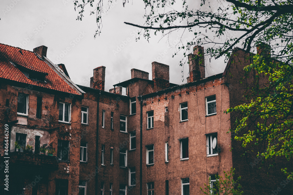 Obraz premium old residential building