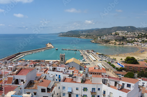 Europe Espagne Peniscola mer oc  an vacances plages soleil   t   port