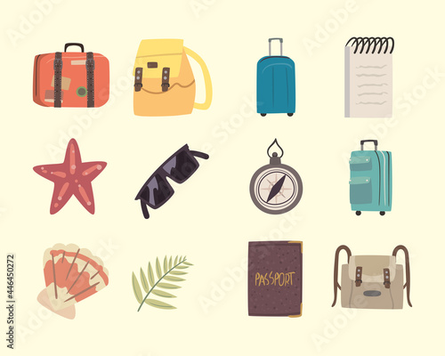 twelve bon voyage icons