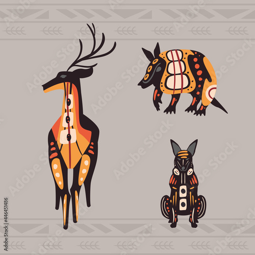 three indigenous animals