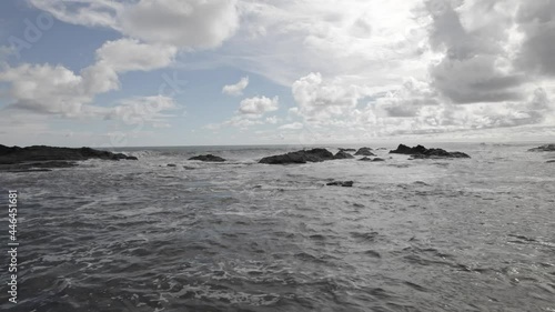 Sea with rocks - Drone