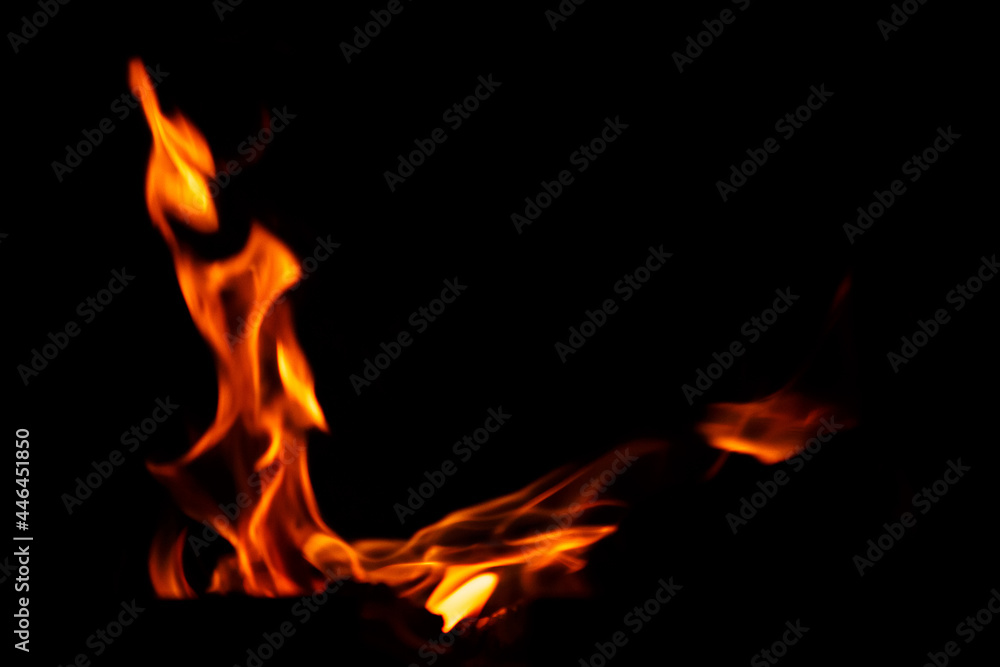 Natural flames on a radical black background. Ready for use with Adobe Photoshop in screen mode. Natural flames on a radical black background. Ready for use with Adobe Photoshop in screen mode.