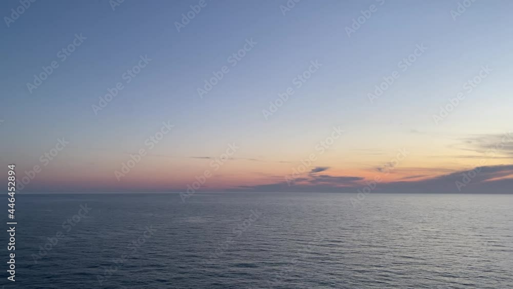 Seascape with a beautiful sunset in the evening sky. Seascape with a beautiful sunset in the evening sky.
