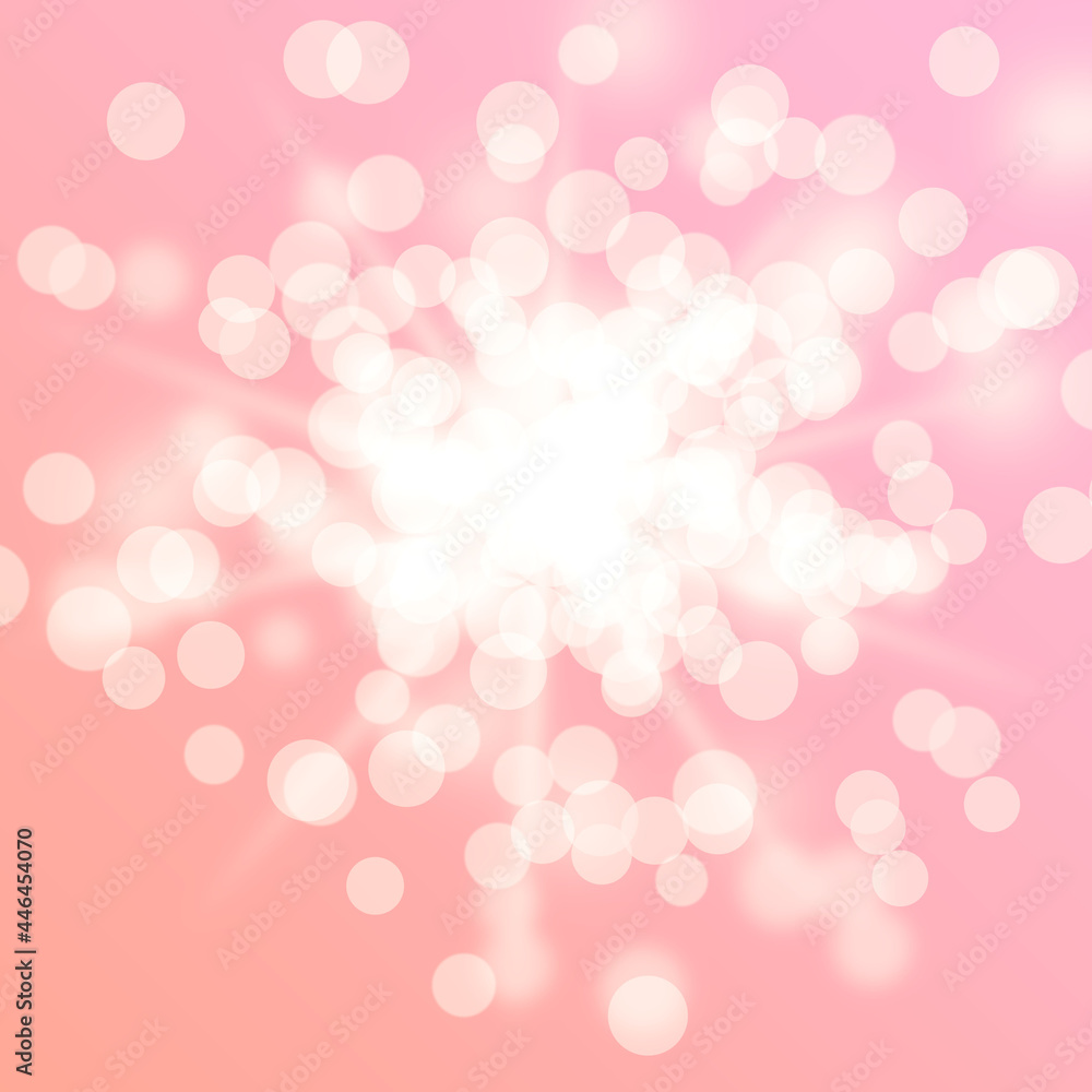 abstract pink bokeh background pink