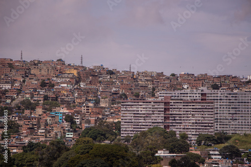 Poor and popular neighborhoods of Caracas