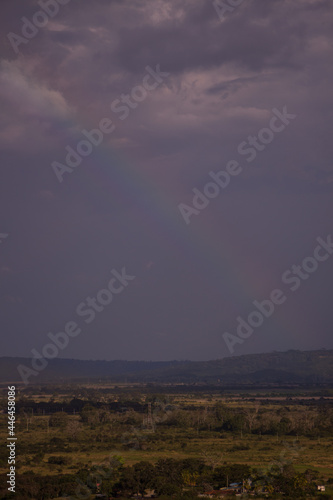 Cute rainbow over the valley