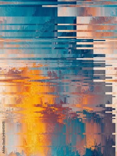 Graphical Abstract Painting Art Background Texture,Abstract Colorful Geometrical Artwork Poster,Modern Conceptual Art,Synthwave Aesthetic Vaporwave Poster Print,3D Rendering,3D Illustration