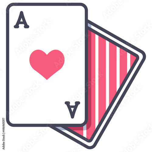 hearts poker card icon
