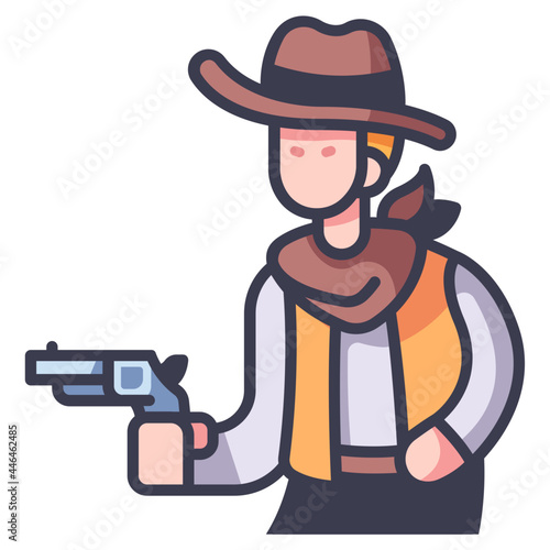 Wallpaper Mural Cowboy icon Torontodigital.ca