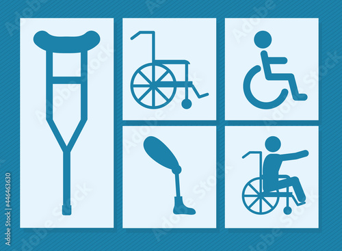 set of disabled accessibility